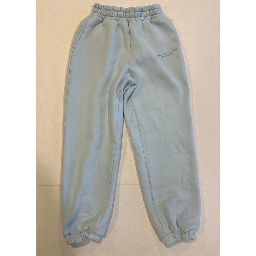 Comfrt Sweatpants Light Blue Jogger Size Small Collection Pastel Edit